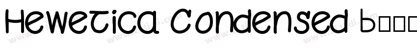 Hewetica Condensed B字体转换